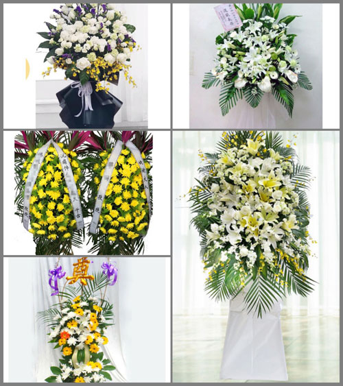 福建漳州芗城区浦南镇松洲村白事花篮预定