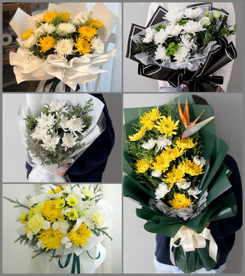 福建漳州芗城区浦南镇松洲村白事花束代送